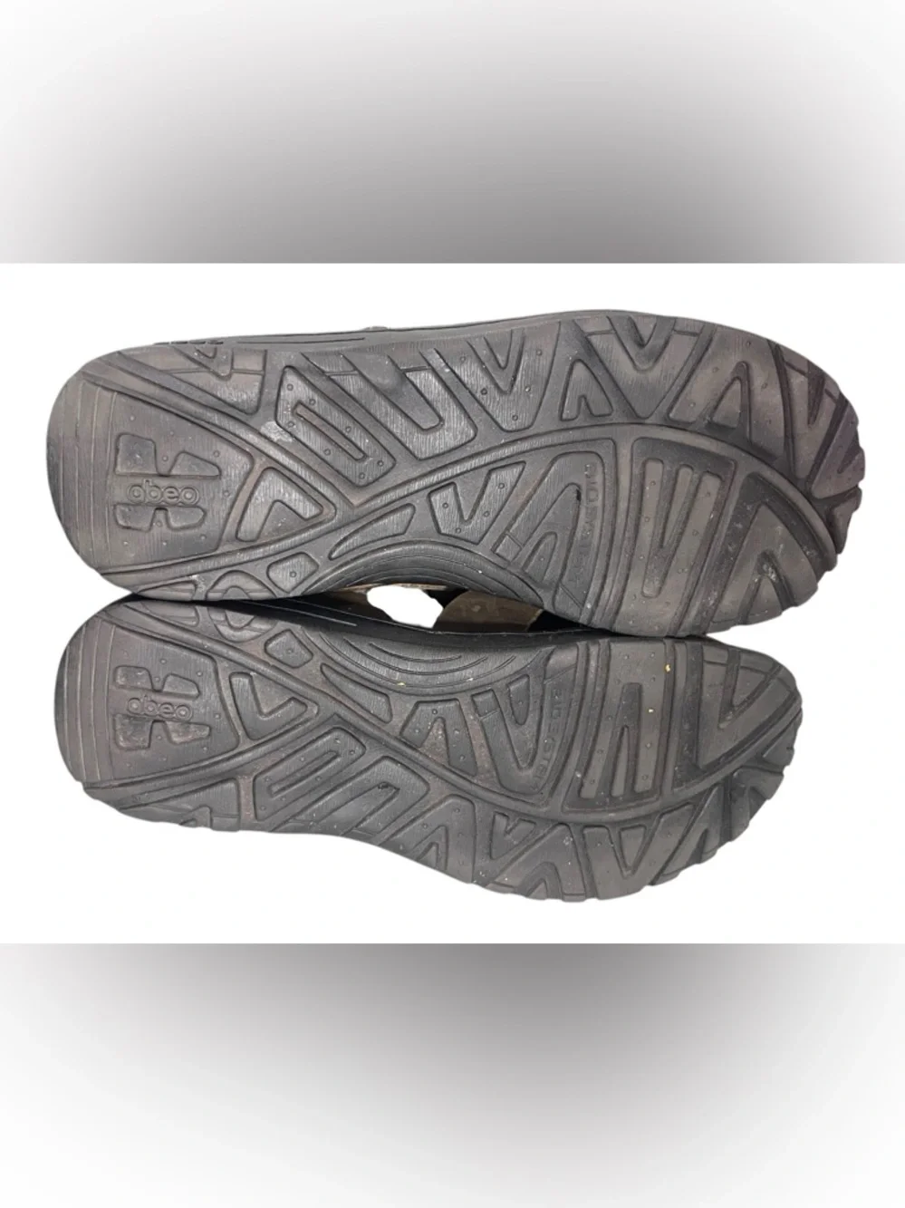 ABEO Brandon Orthotic Leather Sandals Men’s 9 Brown Arch Support Comfort